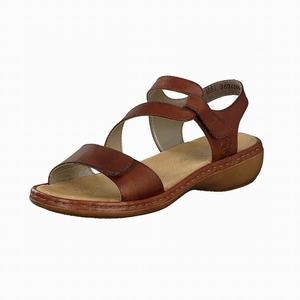 Rieker 659C7-24 Sandalen Damen Braun | 729681-ICB