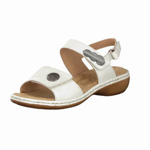 Rieker 659Z3-80 Sandalen Damen Weiß | 624831-IEX