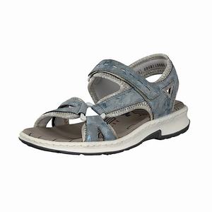 Rieker 67779-12 Sandalen Damen Blau | 932041-FAW