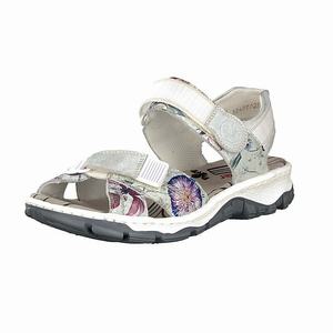 Rieker 68853-90 Sandalen Damen Beige | 741592-ZPQ