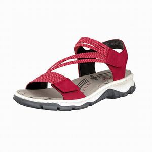 Rieker 68871-33 Sandalen Damen Rot | 451806-MZQ