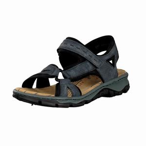 Rieker 68879-14 Sandalen Damen Blau | 501967-THD