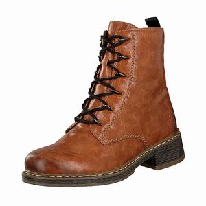 Rieker 73014-23 Schnürstiefel Damen Braun | 170645-LCS