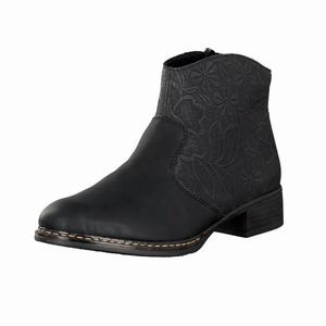 Rieker 73461-01 Ankle Boots Damen Schwarz | 173059-YRK