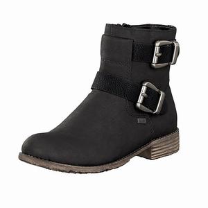 Rieker 74759-01 Boots Damen Schwarz | 401736-EHX