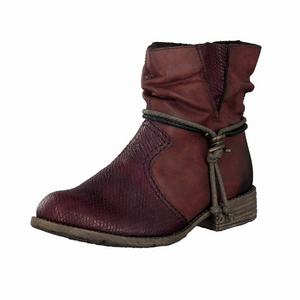 Rieker 74779-35 Ankle Boots Damen Rot | 246095-EGV