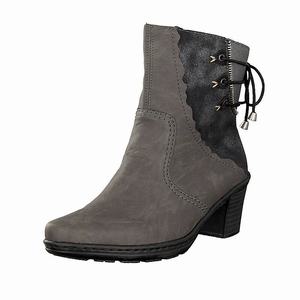 Rieker 74973-45 Ankle Boots Damen Grau | 803276-CXD