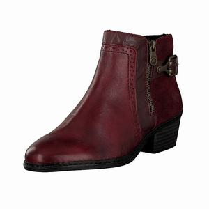 Rieker 75585-30 Ankle Boots Damen Rot | 806142-GZU