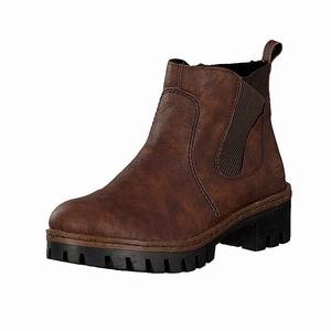 Rieker 75754-25 Chelsea Boots Damen Braun | 693218-FZY