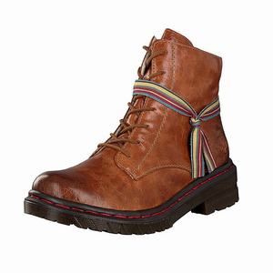 Rieker 76211-22 Schnürstiefel Damen Braun | 429086-GCS