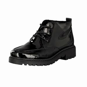 Rieker 76312-02 Schnürstiefel Damen Schwarz | 761354-XYV