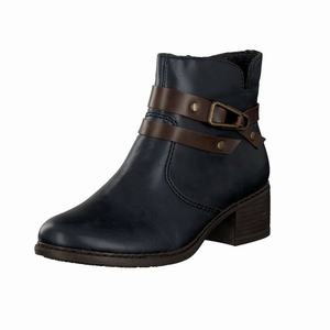 Rieker 77683-15 Ankle Boots Damen Blau | 893470-UBL