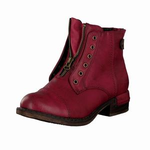 Rieker 90063-35 Boots Damen Rot | 502938-NVI