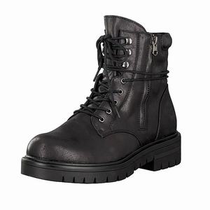 Rieker 91521-00 Schnürstiefel Damen Schwarz | 405236-PLB