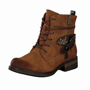 Rieker 93213-24 Schnürstiefel Damen Braun | 803419-EIM