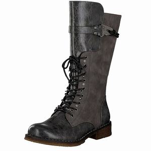 Rieker 94463-45 Boots Damen Grau | 027361-LNS