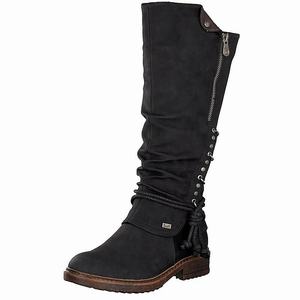 Rieker 94759-00 Boots Damen Schwarz | 309768-QUK