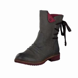 Rieker 94763-45 Ankle Boots Damen Grau | 652487-JCL