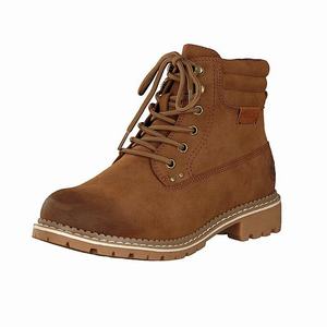 Rieker 95120-24 Schnürstiefel Damen Braun | 915348-OSK