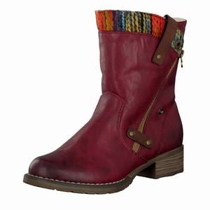 Rieker 95891-35 Boots Damen Rot | 187549-WUM