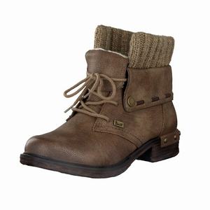 Rieker 98432-24 Schnürstiefel Damen Braun | 842093-WJN