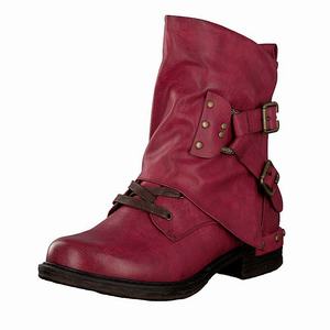 Rieker 98444-35 Schnürstiefel Damen Rot | 081527-FLJ