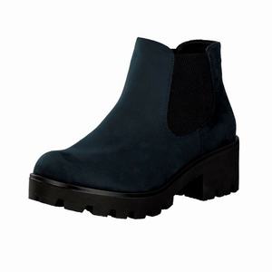 Rieker 99284-14 Chelsea Boots Damen Blau | 476589-MVU