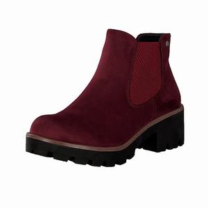 Rieker 99284-35 Chelsea Boots Damen Rot | 874059-WJY