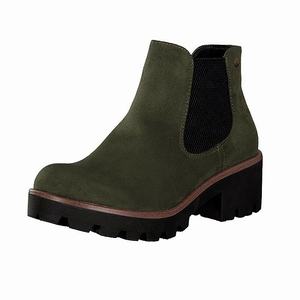 Rieker 99284-54 Chelsea Boots Damen Grün | 074362-ADT