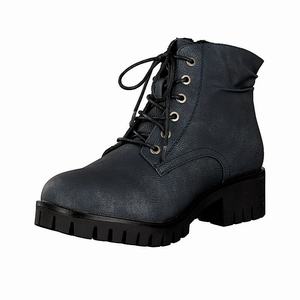 Rieker 99330-14 Schnürstiefel Damen Blau | 483751-IMB