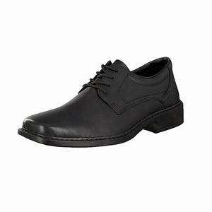 Rieker B0800-00 Schnürschuhe Herren Schwarz | 835607-PWM