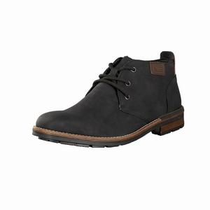 Rieker B1340-01 Schnürstiefel Herren Schwarz | 832971-BKE