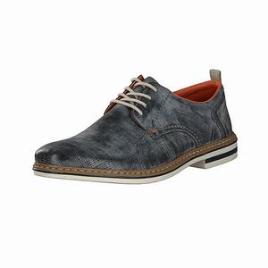 Rieker B1431-14 Schnürschuhe Herren Blau | 426973-LID