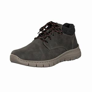 Rieker B5632-45 Schnürschuhe Herren Grau | 274865-WKH