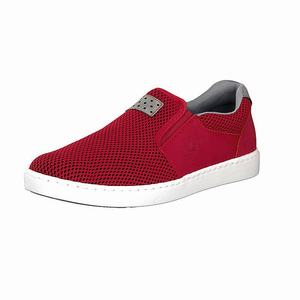 Rieker B6064-36 Turnschuhe Herren Rot | 762384-HUZ