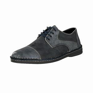 Rieker B6611-14 Schnürschuhe Herren Blau | 784630-HZD