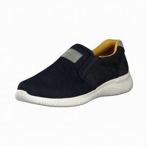 Rieker B7464-16 Slip On Herren Blau | 781694-KEM