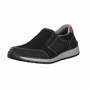 Rieker B9072-00 Slip On Herren Schwarz | 714203-APH