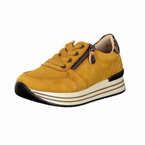 Rieker D1302-68 Turnschuhe Damen Gelb | 287564-ERD