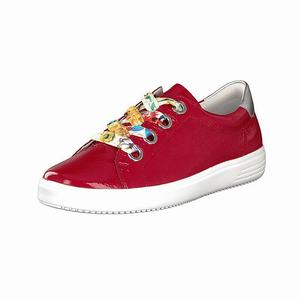 Rieker D1400-33 Turnschuhe Damen Rot | 678534-YUF