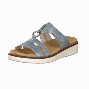 Rieker D2056-12 Mules Damen Blau | 178650-WPL