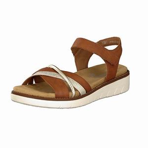 Rieker D2058-24 Sandalen Damen Braun | 904315-COR