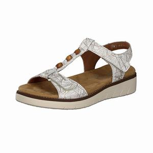 Rieker D2062-80 Sandalen Damen Weiß | 746583-MBO