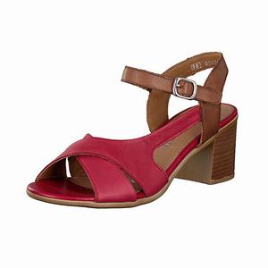 Rieker D2151-33 Sandalen Absatz Damen Rot | 971328-HJD