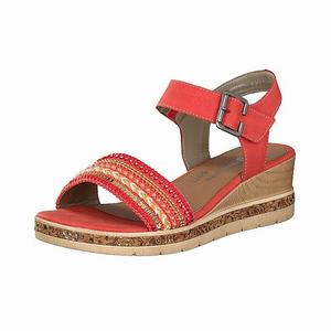 Rieker D3051-33 Wedges Damen Rot | 648302-LAN