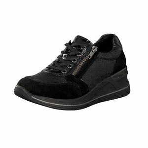 Rieker D3203-03 Turnschuhe Damen Schwarz | 436059-JFE