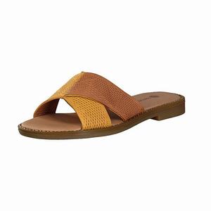 Rieker D3651-68 Mules Damen Gelb | 908657-YDL