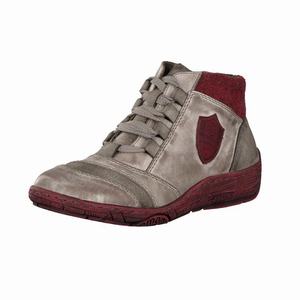 Rieker D3871-42 Schnürstiefel Damen Grau | 159268-JNO