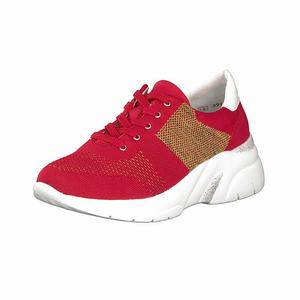 Rieker D4103-33 Turnschuhe Damen Rot | 630894-HKG