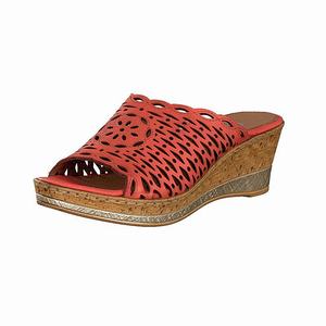 Rieker D4752-33 Mules Damen Rot | 531402-STG